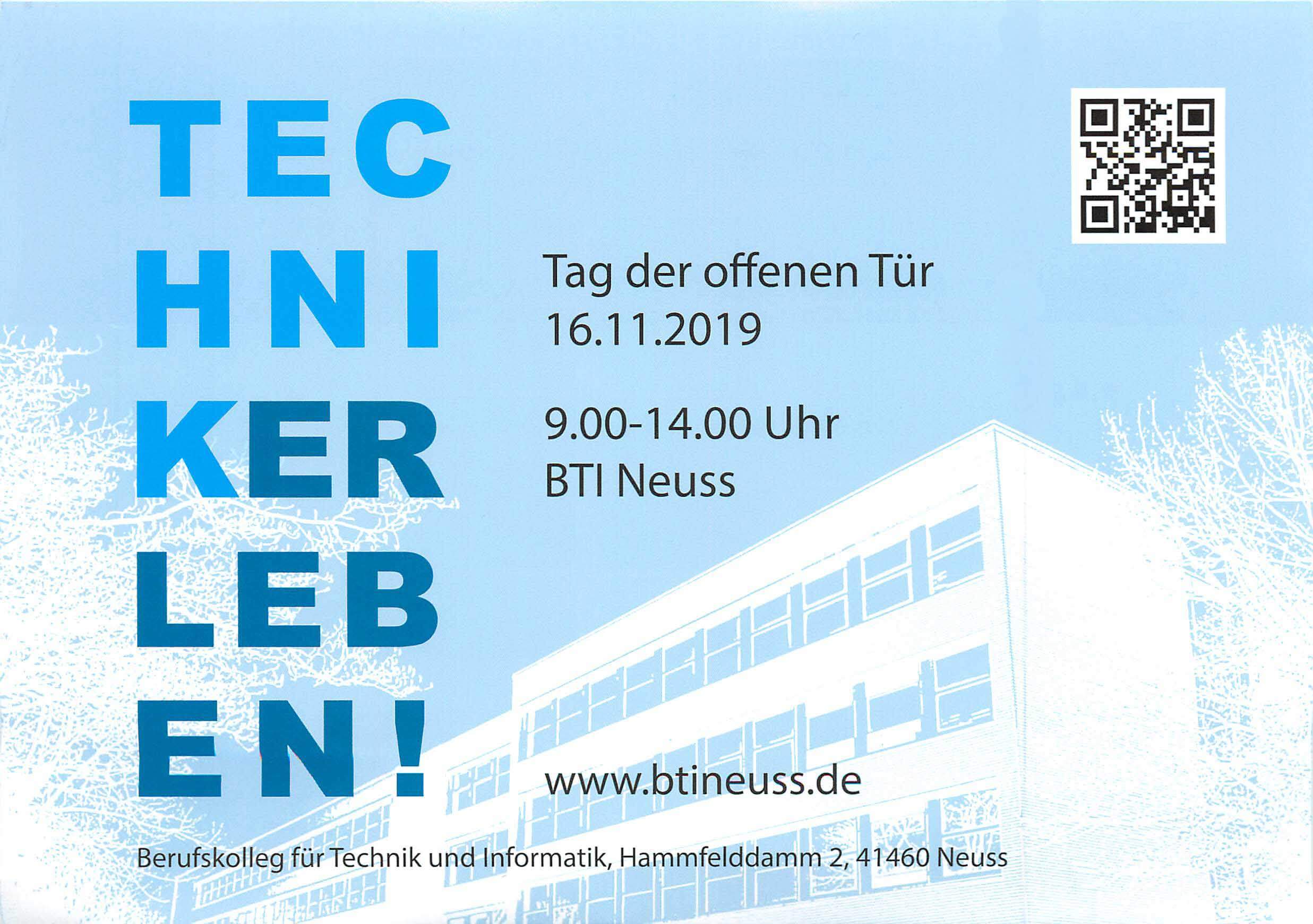 BTI Tag der offenen Tür Flyer