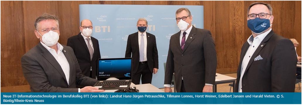 Neue IT-Infrastruktur am BTI Neuss